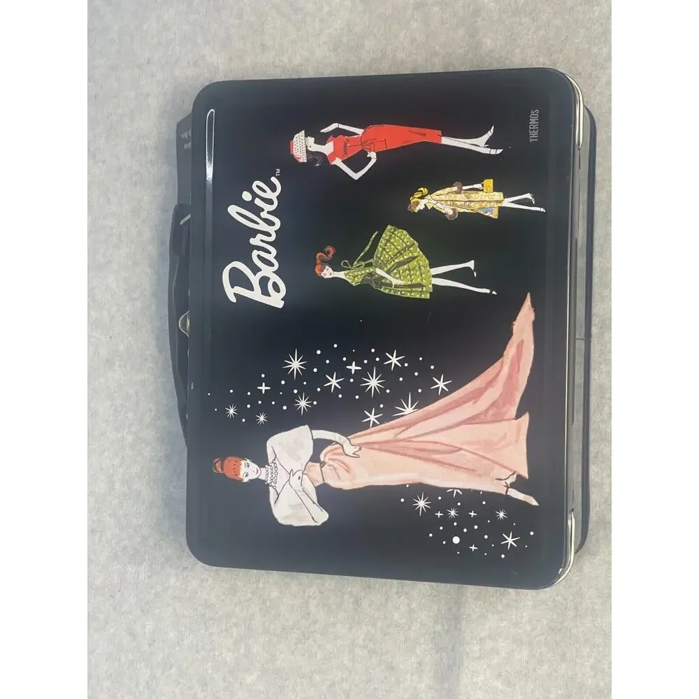 Barbie 100th Anniversary Lunch Box Thermos Special Edition 2004 RARE Box Only